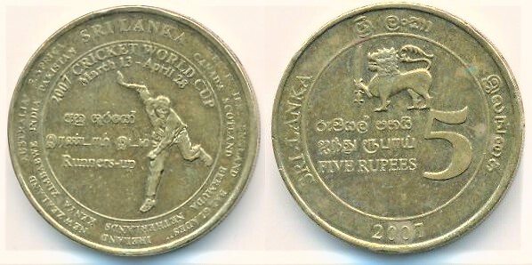 5 rupees (Coppa del mondo di cricket)