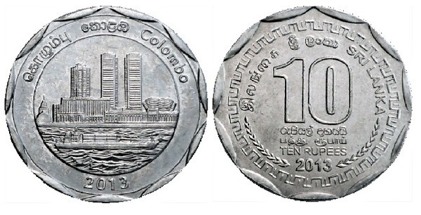 10 rupees (Distretto di Colombo)