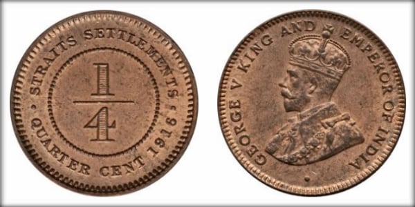 1/4 cent