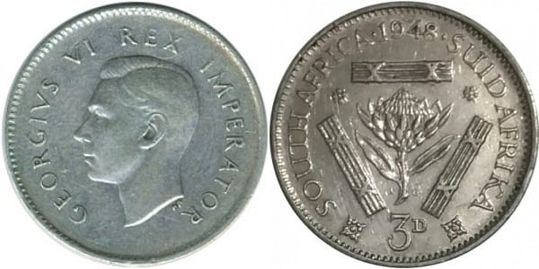 3 pence (Giorgio VI)