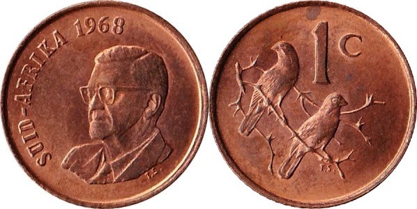 1 cent (Charles R. Swart - SUID-AFRIKA)