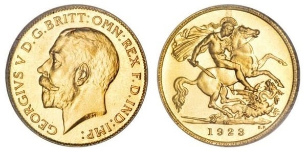 1/2 sovereign (Giorgio V)