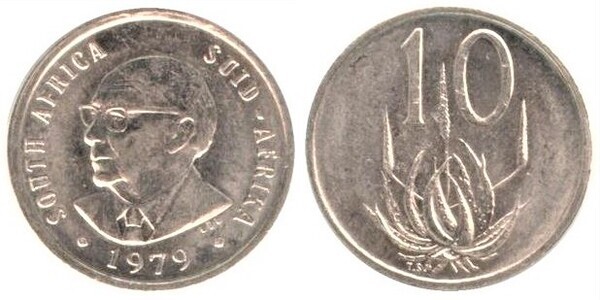 10 cents (Nicolaas Diederichs - SUDAFRICA - SUID-AFRIKA)