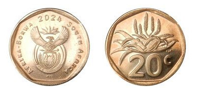 20 centesimi (AFRIKA-BORWA / SUDAFRICA)