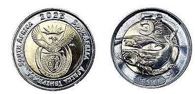 5 rand (Afrikaans - Venda - Inglese)