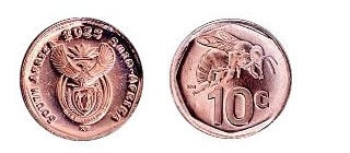 10 centesimi (inglese - afrikaans)