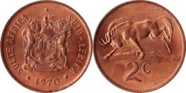 2 cents (SUDAFRICA - SUID-AFRIKA)