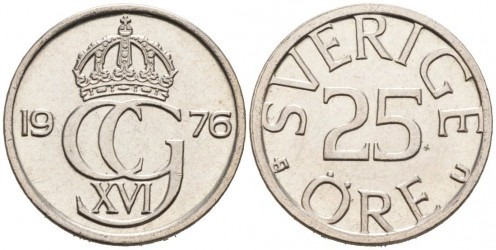 25 öre (Carl XVI Gustavo)