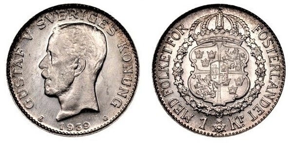 1 krona (Gustavo V)