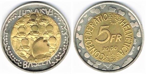 5 francs (Carnevale di Basilea)