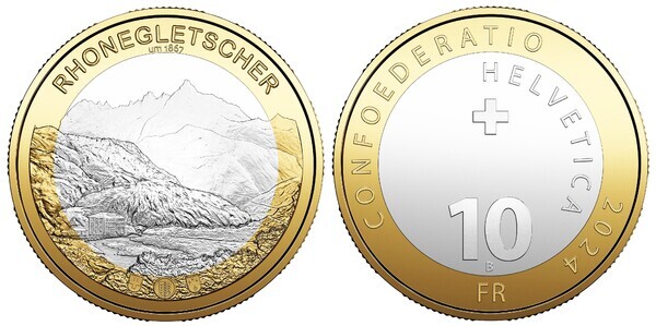 10 franchi (Ghiacciaio del Rodano)