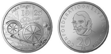 20 franchi (Centenario della nascita di Jean Tinguely)