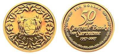 500 dollari (50° anniversario della Banca Centrale)