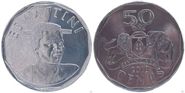 50 centesimi (Mswati III)