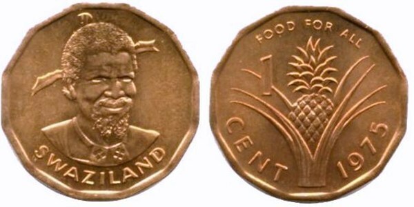 1 cent (FAO) (Sobhuza II)