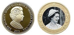 50 penny (60° anniversario dell'incoronazione)
