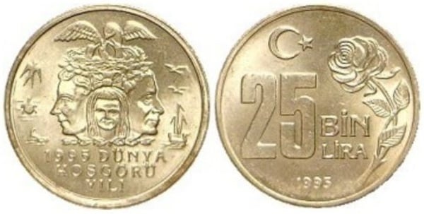 25 bin lira (Protezione dell'ambiente)