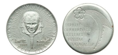 50 lira (50° anniversario della Repubblica)