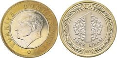 1 lira (Mustafa Kemal Atatürk)