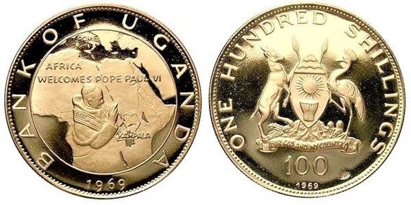 100 scellini (Visita di Papa Paolo VI)