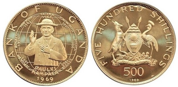 500 scellini (Visita di Papa Paolo VI)