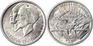 1/2 dollar (Centenario della creazione dello Stato dell'Arkansas)