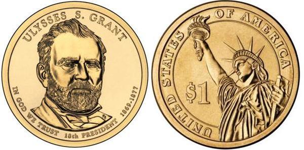 1 dollar (Presidenti degli Stati Uniti - Ulysses S. Grant)