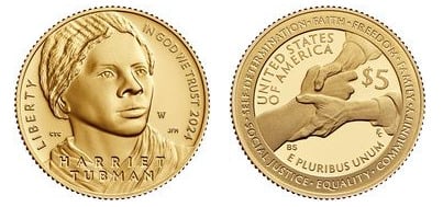 5 dollars (Harriet Tubman)