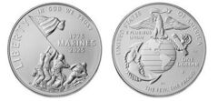 1 dollaro (250° anniversario del Corpo dei Marines degli Stati Uniti)