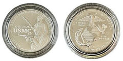1/2 dollaro (250° anniversario del Corpo dei Marines degli Stati Uniti)