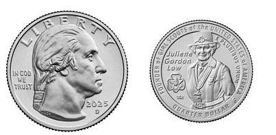 1/4 di dollaro (Juliette Gordon Low)