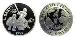 1/2 dollaro (Giochi Olimpici del Centenario di Atlanta - Baseball)