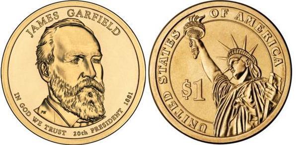 1 dollar (Presidenti degli Stati Uniti - James Garfield)