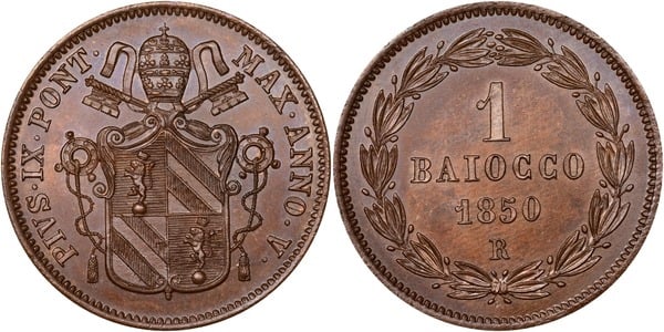 1 baiocco (Pio IX)