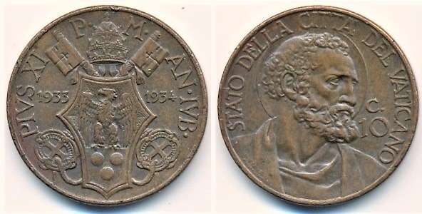 10 centesimi (Giubileo)