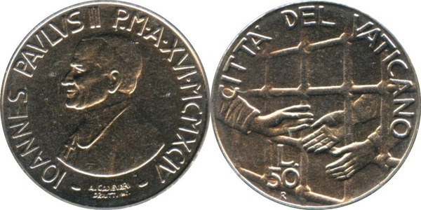 50 lire (Giovanni Paolo II)