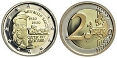 2 euro (500 Aniversario de la Muerte de Rafaello Sanzio)