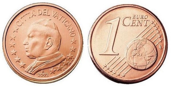 1 euro cent (Giovanni Paolo II)