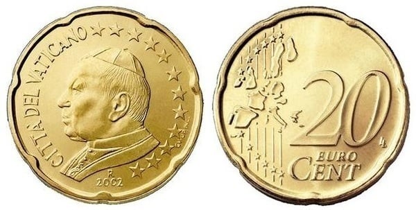 20 euro cent (Giovanni Paolo II)