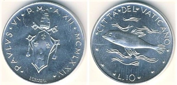 10 lire (Paolo VI)