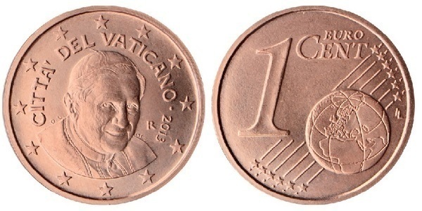 1 euro cent (Benedetto XVI)