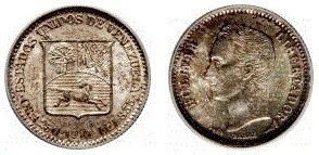 1/4 bolívar