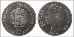 5 bolívares