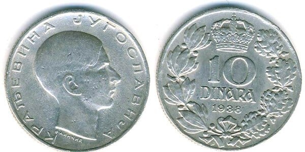 10 dinara (Pietro II)