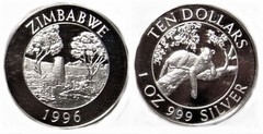 10 dollars (Rovine di Grande Zimbabwe)