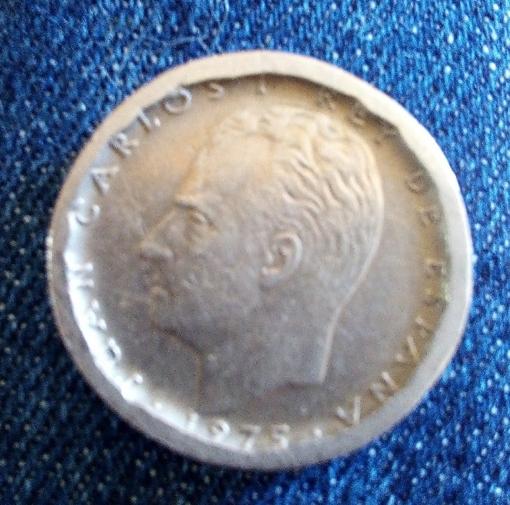 Foto 1 Moneta non identificata: Moneda de 25 ptas