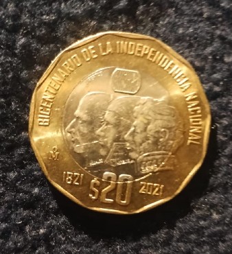 Foto 1 Moneta non identificata: 1821 Bicentenario de la independencia nacional