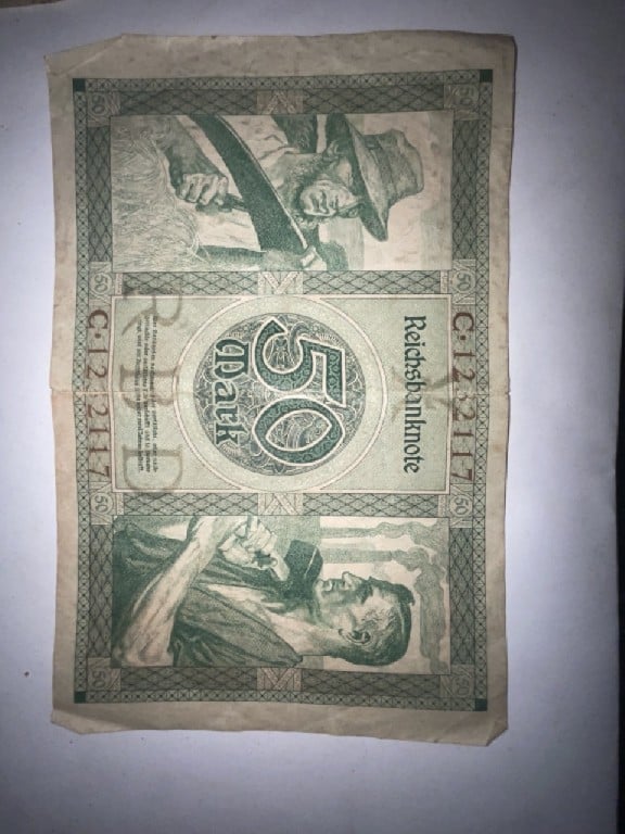 Foto 2 Moneta non identificata: billete alemania
