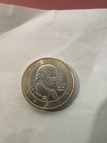 Foto 2 Moneta non identificata: Moneda de un euro de Mozart