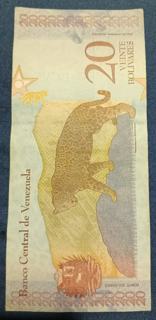 Foto 2 Moneta non identificata: Billete de 20 bolivares